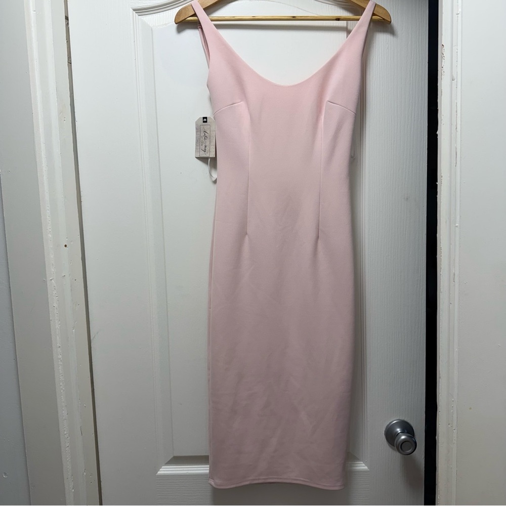 Katie May What’s the Scoop Dress Backless Sz: XS Color: Pink NWT